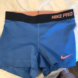 Nike Pro spandex shorts